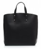 Kožené kabelka shopper bag Genuine Leather čierna 806576